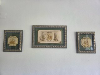 Trío de cuadros decorativos