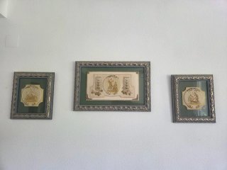 Trío de cuadros decorativos