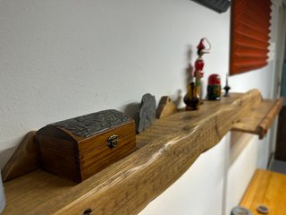 Baldas de madera maciza