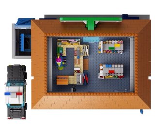 Tipo Lego Tienda Apu Los Simpson