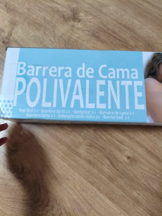 Barrera de Cama Infantil Blanca polivalente