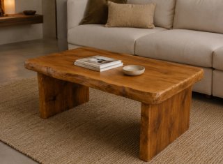 Mesa de madera maciza | Artesanal