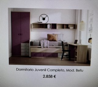 Armario juvenil con cajones