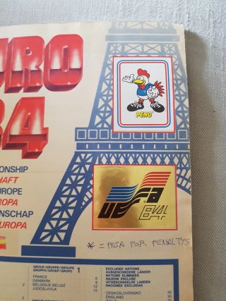 Album cromos Euro 84 Francia Panini