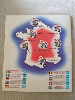 Album cromos Euro 84 Francia Panini