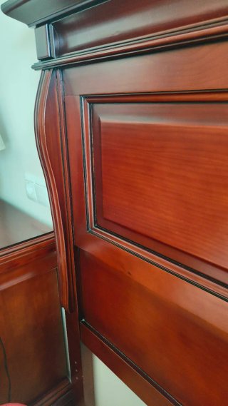 Cabecero de cama de madera
