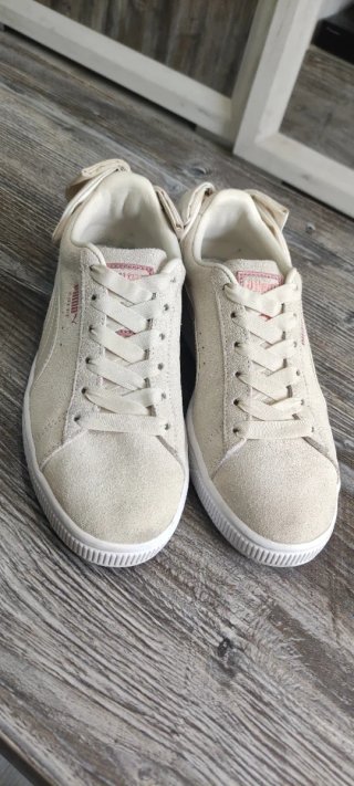 Zapatillas Puma Suede Beige Talla 38.5 Mujer