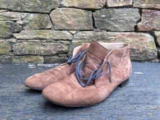 Botines piel cordones Massimo Dutti