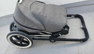 Carro Cybex Priam Silla Capazo Gris