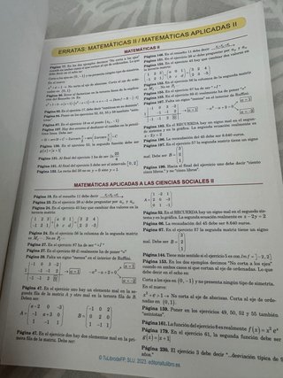 MATEMATICAS II 2º BACHILLERATO