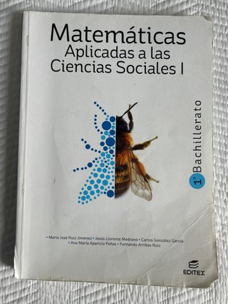 Matemáticas aplicadas a las Ciencias Sociales I...