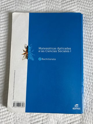 Matemáticas aplicadas a las Ciencias Sociales I...