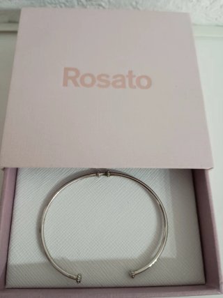 Braccialetto Rosato Argento con Garanzia
