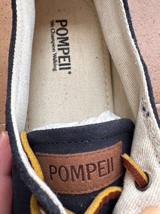 Zapatos Pompeii Azul Talla 42