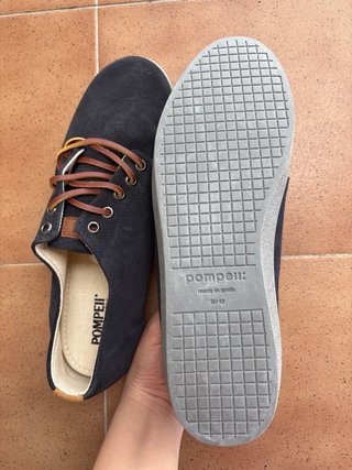 Zapatos Pompeii Azul Talla 42