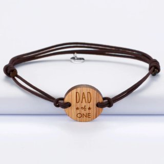 Bracciale in legno DAD OF ONE per uomo