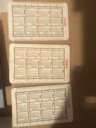 Lote Postales y Calendarios Antiguos