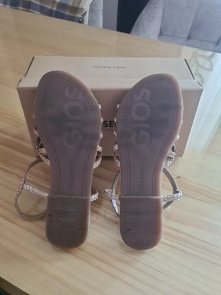 Sandalias Gioseppo planas tiras trenzadas