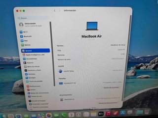 MacBook Air 13 M1 8gb, 256gb, pantalla rota, LEER!