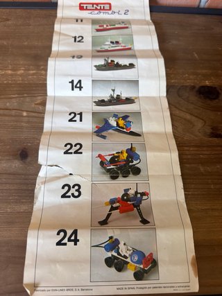 Caja Tente Barcos 80s Catálogo no piezas batco