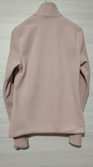 Felpa dolcevita rosa chiaro XXS in pile
