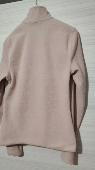 Felpa dolcevita rosa chiaro XXS in pile