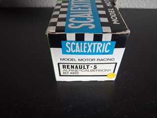 Caja Scalextric Renault 5