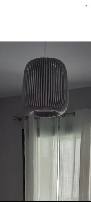 Lámpara colgante moderna metal y plástico