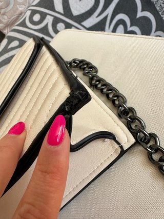 Bolso YSL Beige y Negro