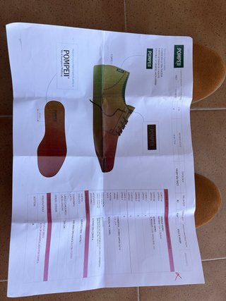 Zapatos Pompeii Marrón Talla 42