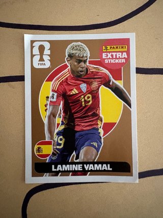 Lamine Yamal Extra Sticker Bronce