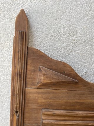 Cabecero y piecero de cama antiguo para restaurar