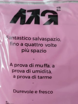 Sacchi sottovuoto profumati rosa 80x130cm