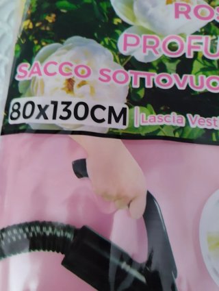 Sacchi sottovuoto profumati rosa 80x130cm