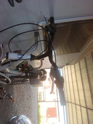 Bicicleta de paseo Btwin Trekking