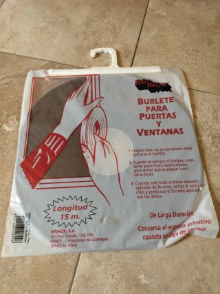 Burlete para puertas y ventanas 15m