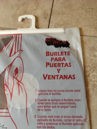 Burlete para puertas y ventanas 15m