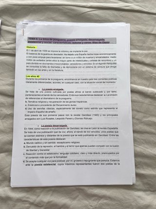 Apuntes literatura 2º bachillerato