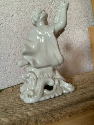 Querubín de Porcelana Blanca