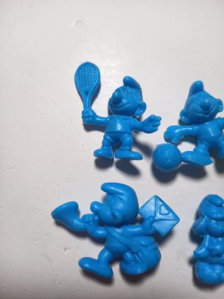 Lote de 6 figuras de Pitufos