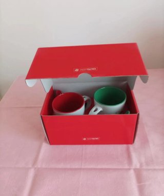 Tazze colazione con cucchiaino