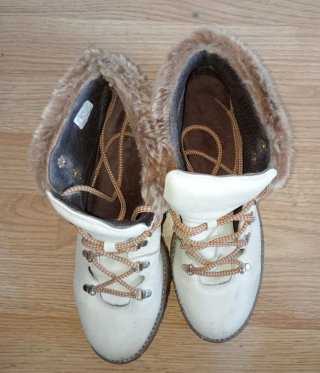 Botas de mujer blancas talla 38