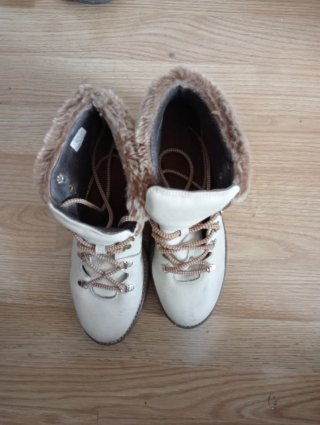 Botas de mujer blancas talla 38