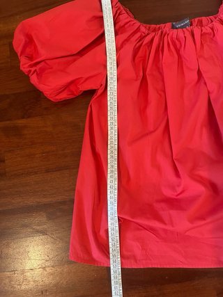 Top Primark cotone manica a sbuffo taglia M