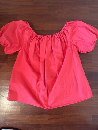 Top Primark cotone manica a sbuffo taglia M