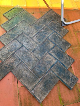 Herramienta para hormigon estampado