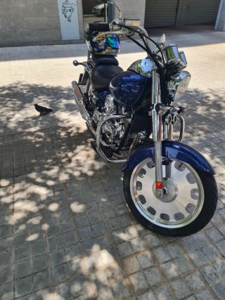 Daelim Daystar 125 VL Cruiser Azul