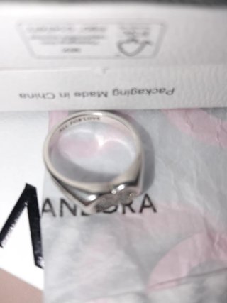 Anillo Pandora Corazón Circonitas 925
