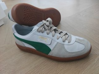 Zapatillas Puma Palermo Blancas y Verdes