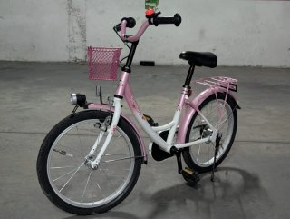 Bicicleta infantil rosa 18 pulgadas